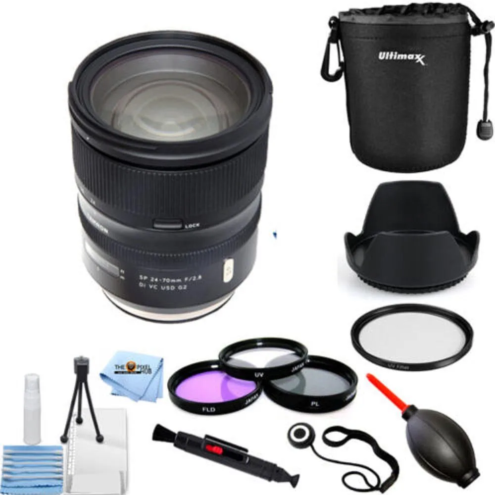 Tamron Tamron SP 24-70mm f/2.8 Di VC USD G2 Lens for Canon EF + Filter Kit — product photo