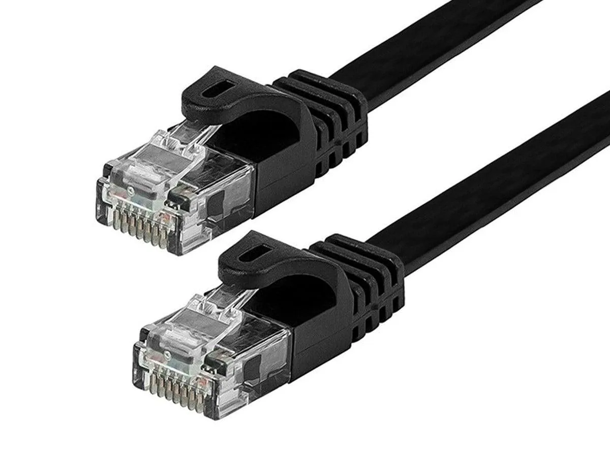 Monoprice Inc. Monoprice Inc. 140890 Cat6 Flat Ethernet Cable 50 ft Black — product photo