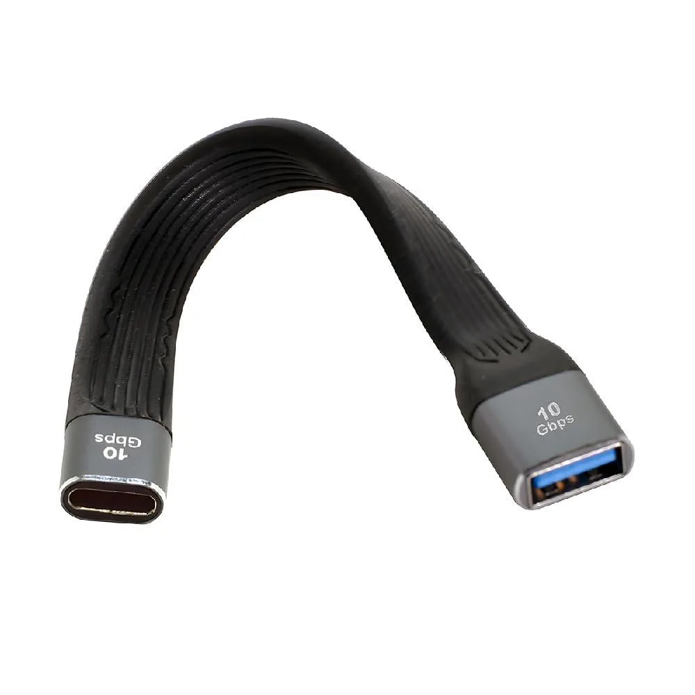Fervit Fervit USB 3.1 Type-C Female to USB 3.0 Type-A Female 13cm FPC Cable — product photo