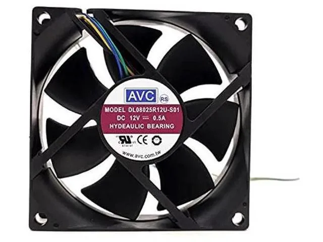 TSUJ TSUJ DL08025R12U-S01 12V 0.5A 8025 case fan — product photo
