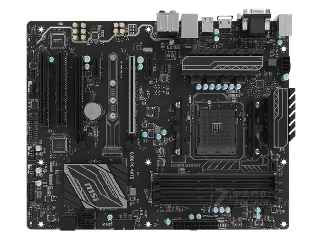 MSI MSI B350 PC MATE AMD motherboard — product photo