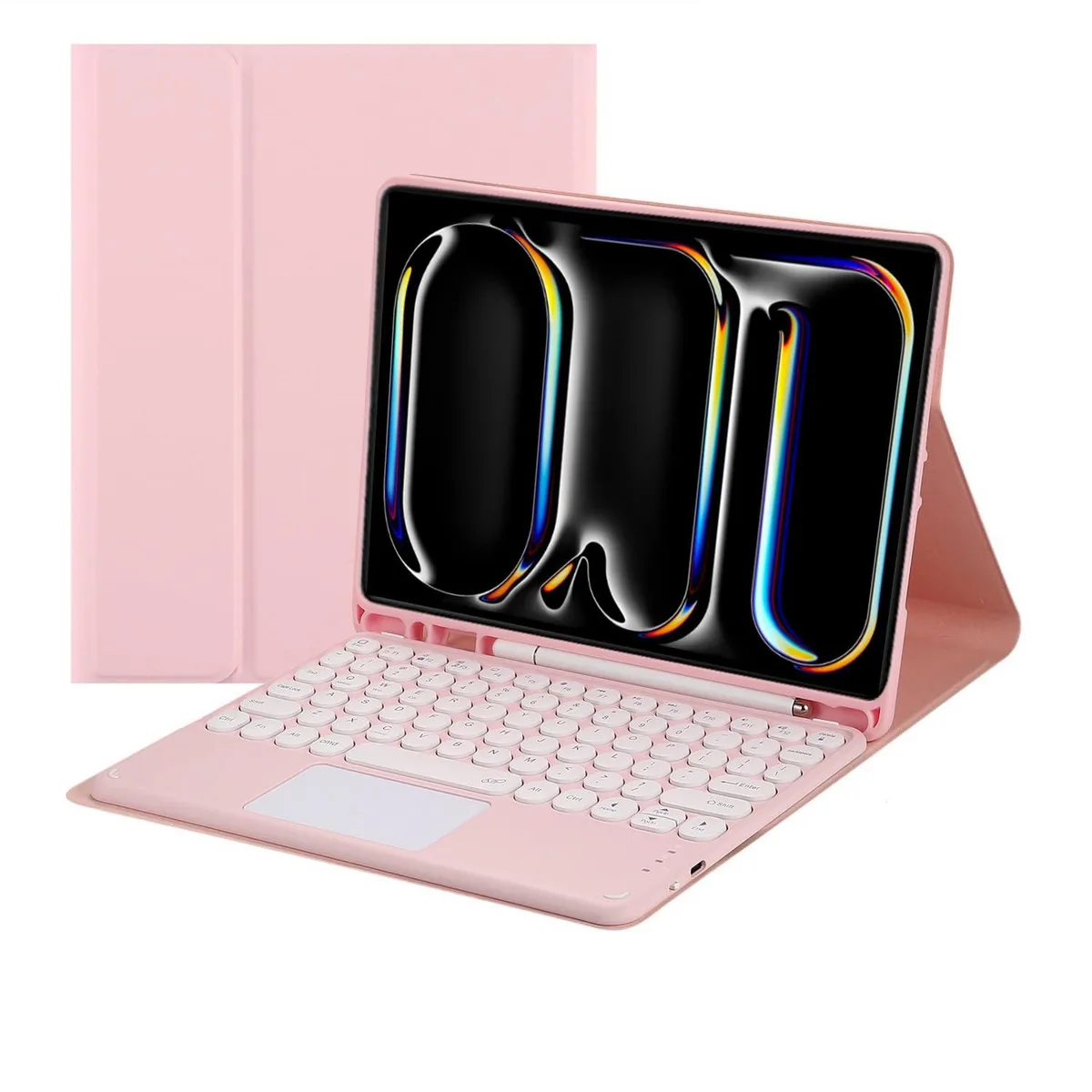 Timoom Timoom Bluetooth Keyboard Case with Touchpad for iPad Pro 13" 2024 M4, Pink — product photo
