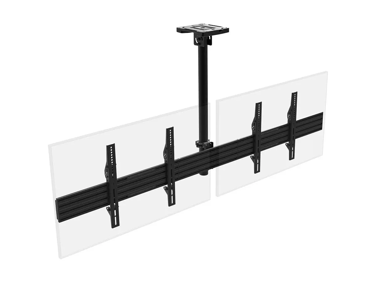 Monoprice Inc. Monoprice Inc. 139662 2x1 Menu Board Ceiling TV Mount 32-65in 66lb VESA 600x400 — product photo