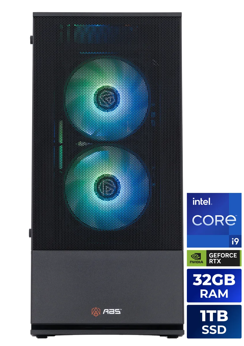 ABS ABS NPH#383 Gaming PC i9-14900KF RTX 5070 12GB 32GB DDR4 1TB — product photo