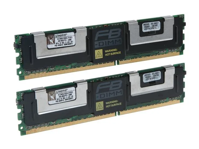 Kingston Technology Corp. Kingston Technology Corp. KTM5780LP/8G 8GB (2 x 4GB) DDR2 667 ECC Fully Buffered memory upgrade — product photo