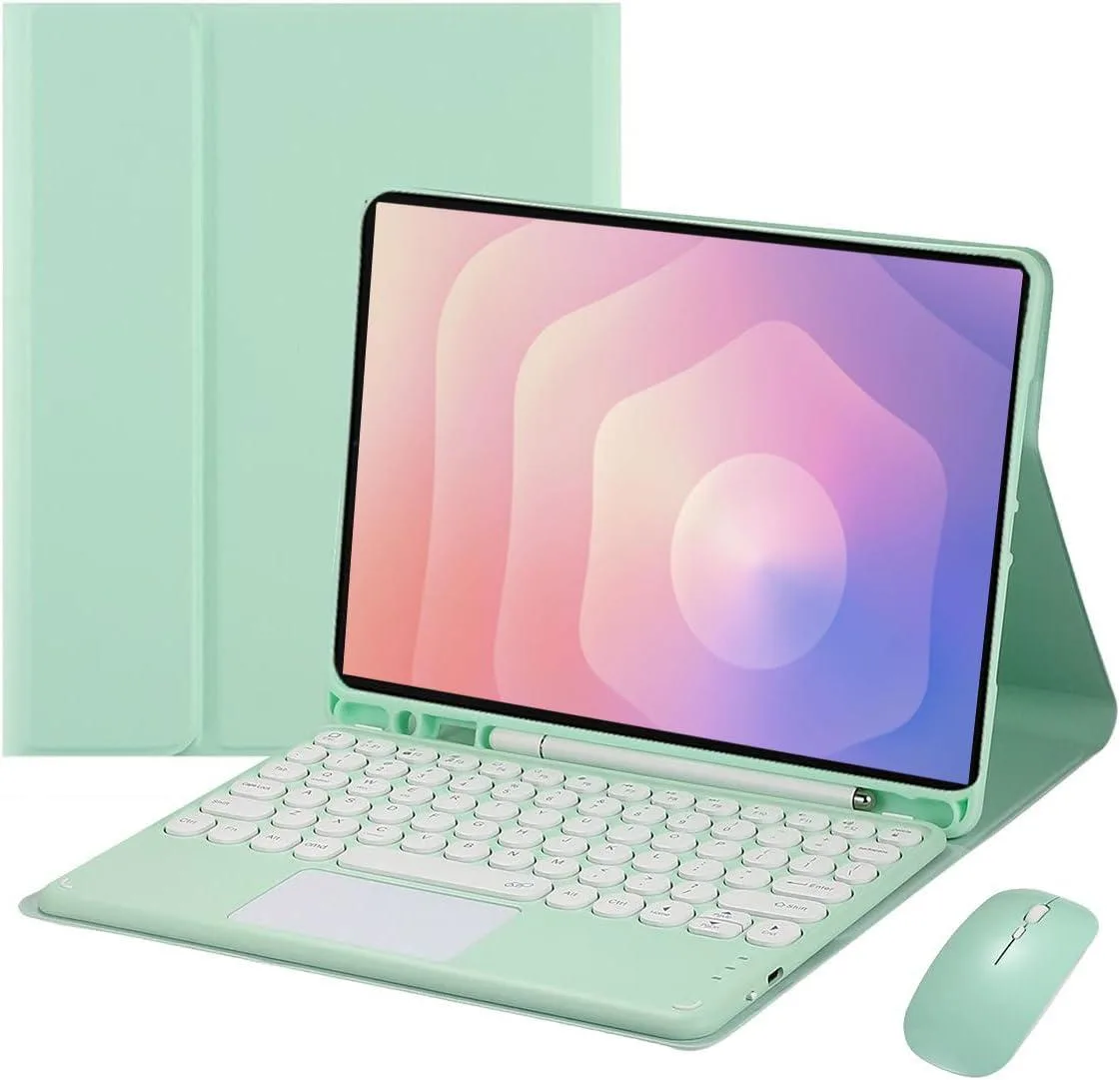 Timoom Timoom Magnetic Keyboard Case with Mouse for Samsung Tab S11 11" 2025 Green — product photo