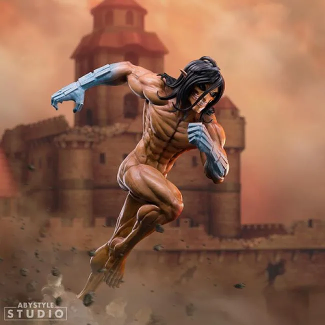 ABYSSE CORP ABYSSE CORP ABYFIG045 Attack on Titan Eren Titan Form action figure — product photo