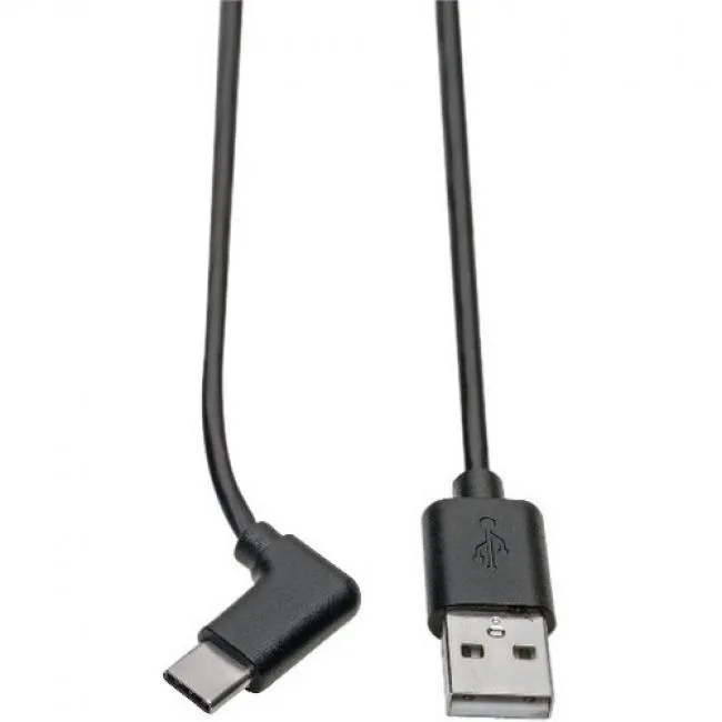 Tripp Lite Tripp Lite U038-006-CRA USB 2.0 A to C right-angle cable 6 ft — product photo