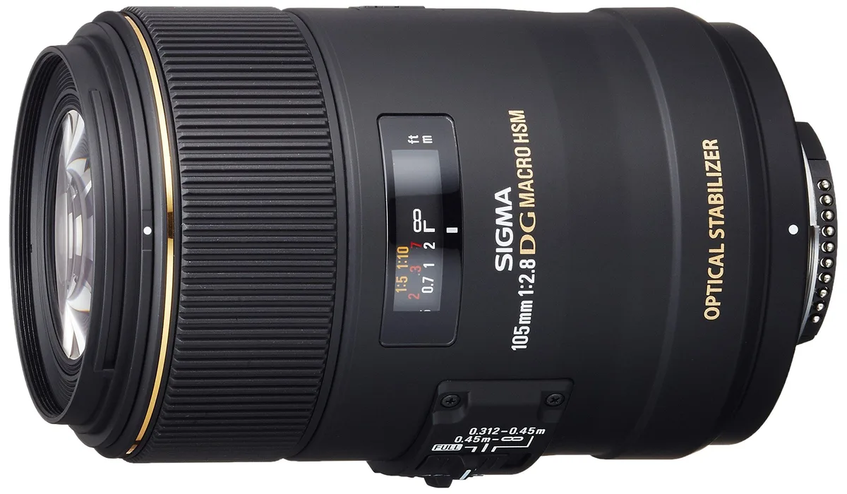 SIGMA SIGMA 105mm f/2.8 Macro Lens Nikon DG OS HSM 258306 — product photo