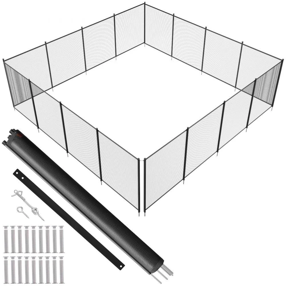 VEVOR VEVOR NLSSHL496 Pool Fence 4x48 ft 340gms Teslin PVC — product photo