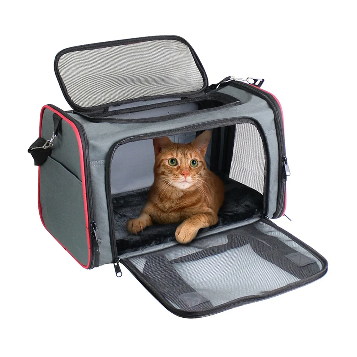 Jespet Inc Jespet Inc Soft-Sided Pet Carrier Red Small 17 10 11.5 — product photo