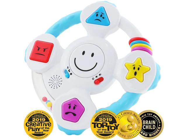 Best Learning Materials Corp. Best Learning Materials Corp. My Spin &amp; Learn Steering Wheel Ivory — product photo