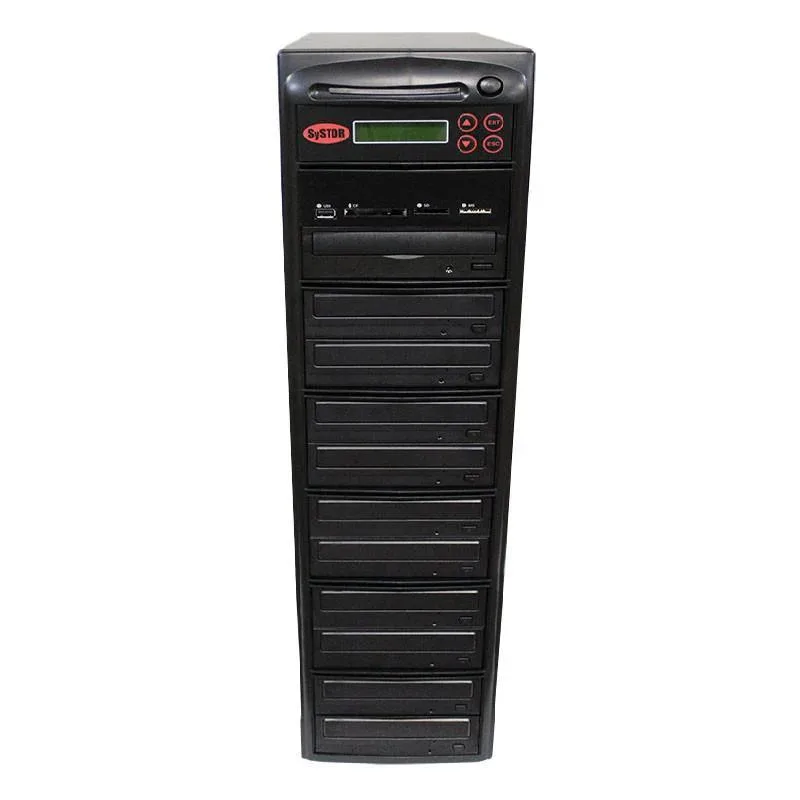 Systor Systor BD-MBC-10 Multi Media Flash Backup Center 1 to 10 SATA Blu-ray Duplicator — product photo