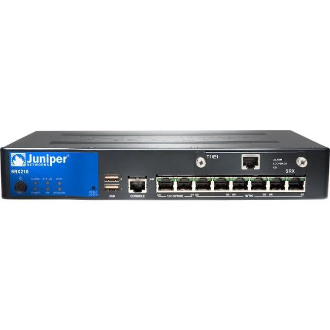 HPE Juniper Networking HPE Juniper Networking SRX210Product SRX210HE2-TAA firewall appliance — product photo