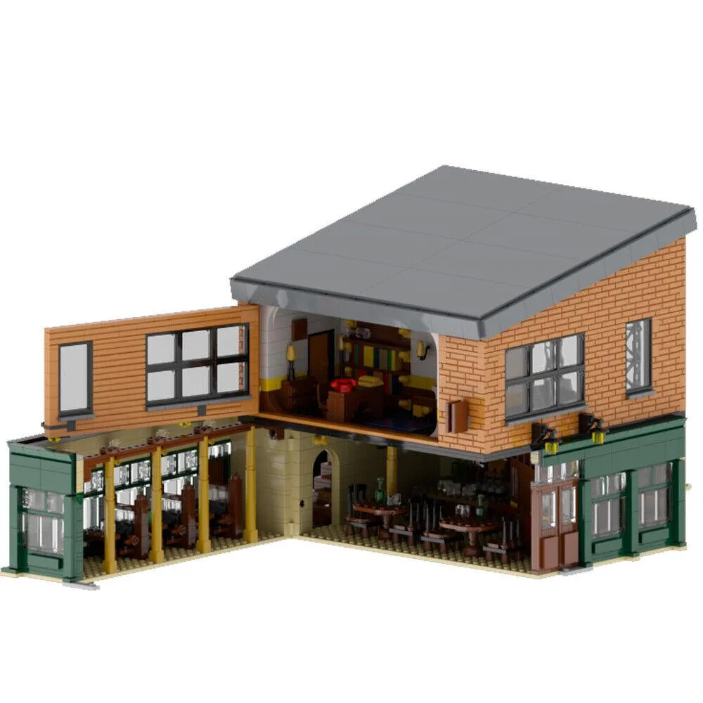 ZITIANYOUBUILD ZITIANYOUBUILD MOC-138361 Modular Pub Tavern Building Set 2188 Parts — product photo