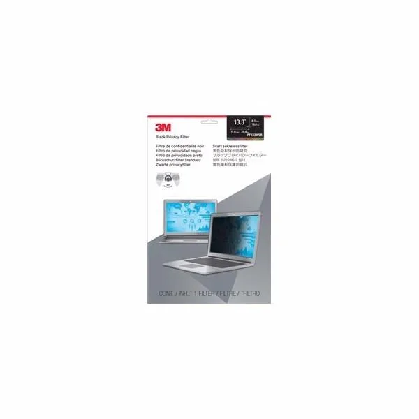 Rectangular matte privacy filter for 13.3 inch screen