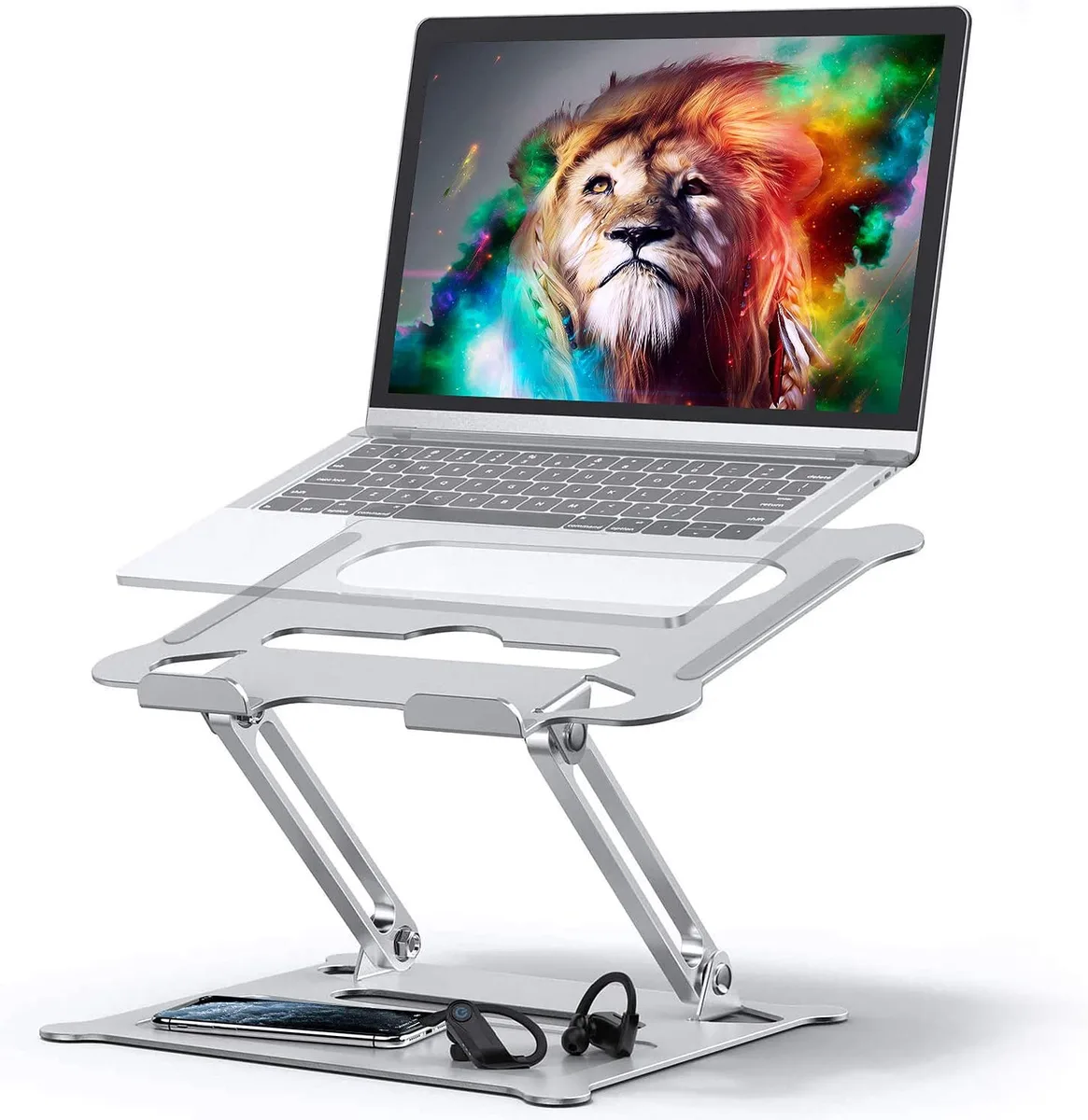 ESTONE ESTONE Z19 Silver Aluminum Laptop Stand 10-17 — product photo