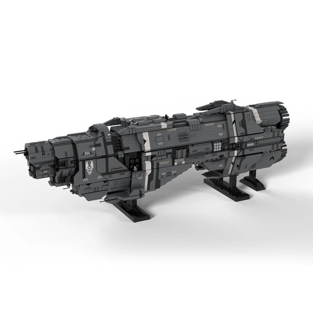 ZITIANYOUBUILD ZITIANYOUBUILD MOC-231999 Heavy Cruiser Battleship Building Blocks Set 6585PCS — product photo