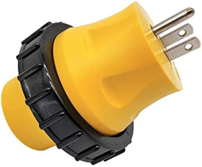 TAURKENAM TAURKENAM 691685 NEMA 5-15P to L5-30R 15A to 30A power adapter — product photo