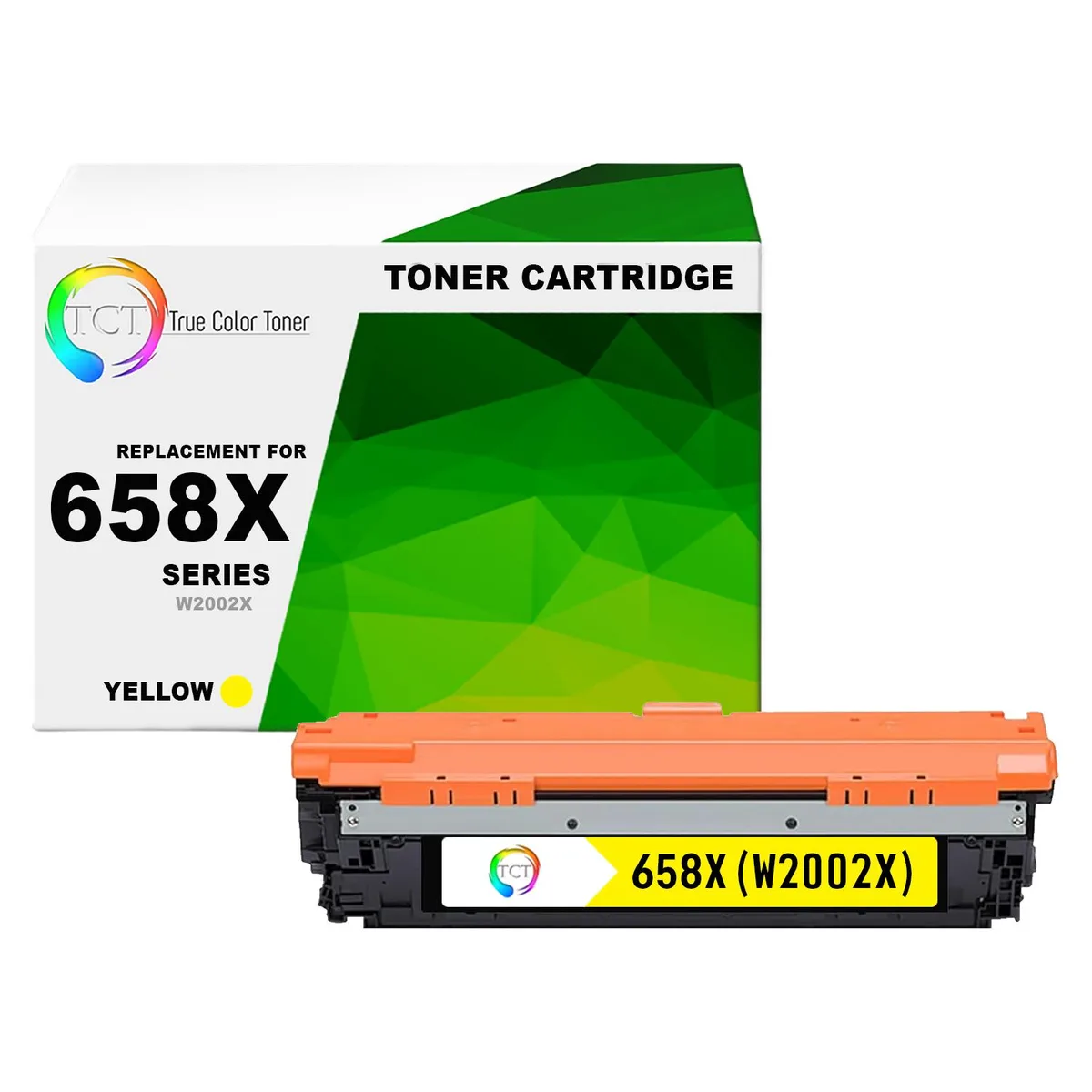 TCT TCT 658X Yellow Toner Cartridge High Yield 28000 Pages — product photo