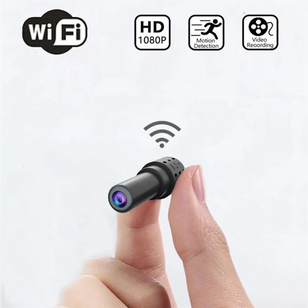 NShi NShi Mini WiFi 1080P Hidden IP Night Camcorder 40*35*35mm 160° 128GB — product photo