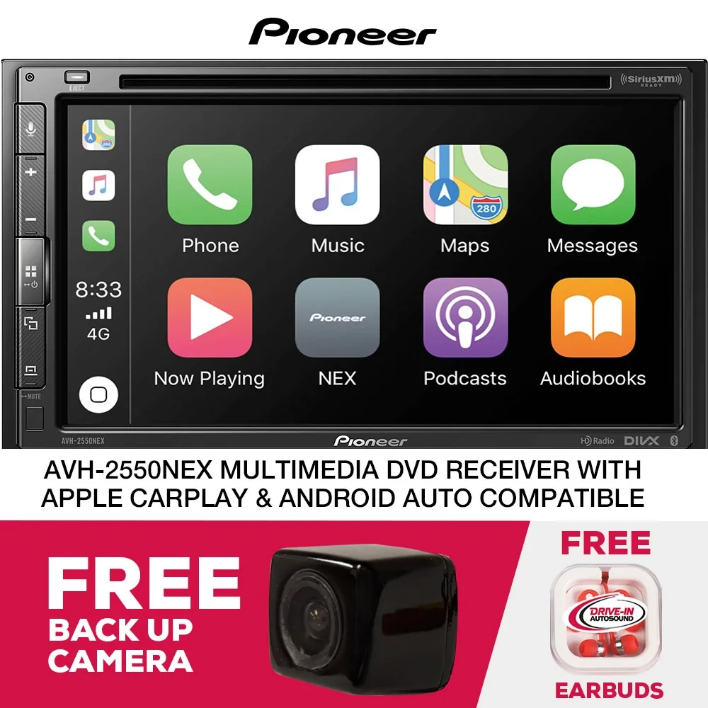 Pioneer Pioneer AVH-2550NEX 6.8" 2-DIN Multimedia Receiver — product photo