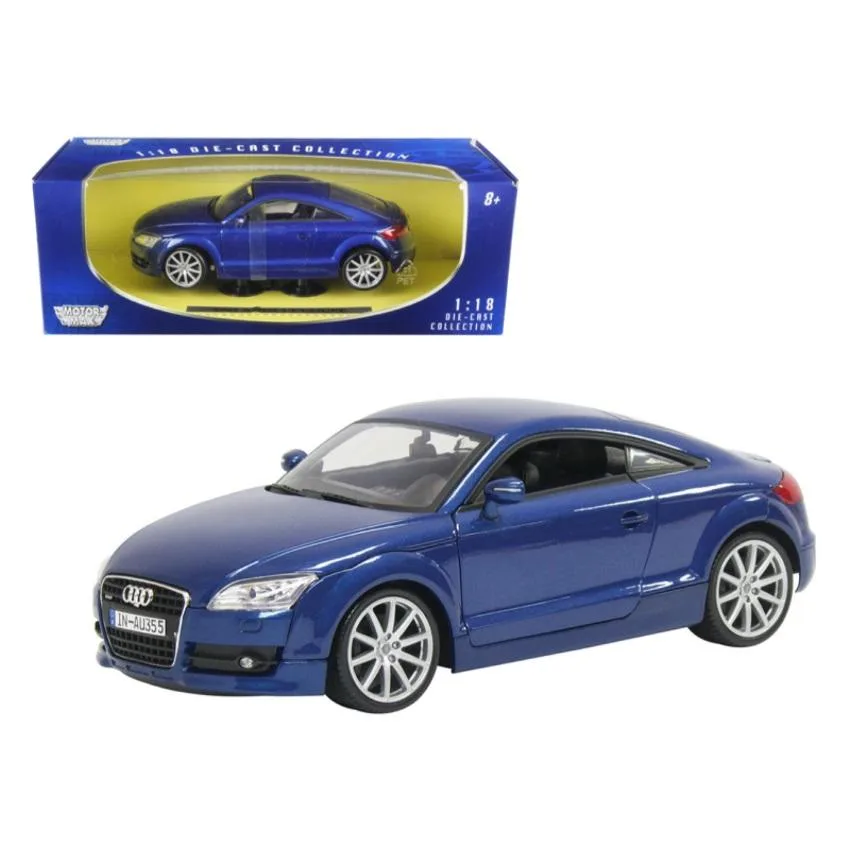 MOTORMAX MOTORMAX 2007 Audi TT Blue 1/18 Diecast Vehicle — product photo