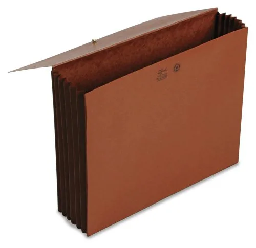 Smead Smead SMD71186 Expanding Wallet 5.25in Exp Letter 12 38x10in Red accessory — product photo