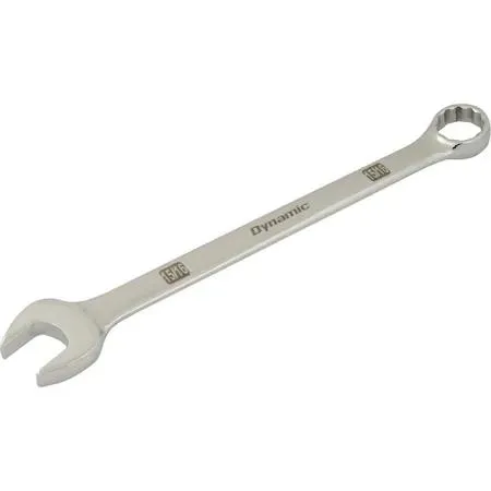 15/16 inch 12 point combination wrench with mirror chrome finish