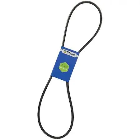 Black rubber V-belt loop for 36 and 48 inch decks