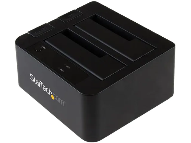 STARTECH STARTECH SDOCK2U313 2-bay USB 3.1 Gen 2 10Gbps SATA drive enclosure — product photo