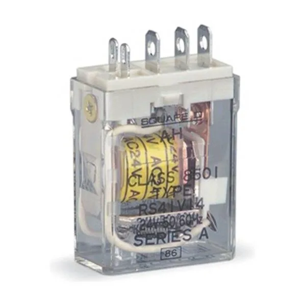 SQUARE D SQUARE D 8501RS41V14 Relay Socket 15 A 24 V AC 5 Pin — product photo