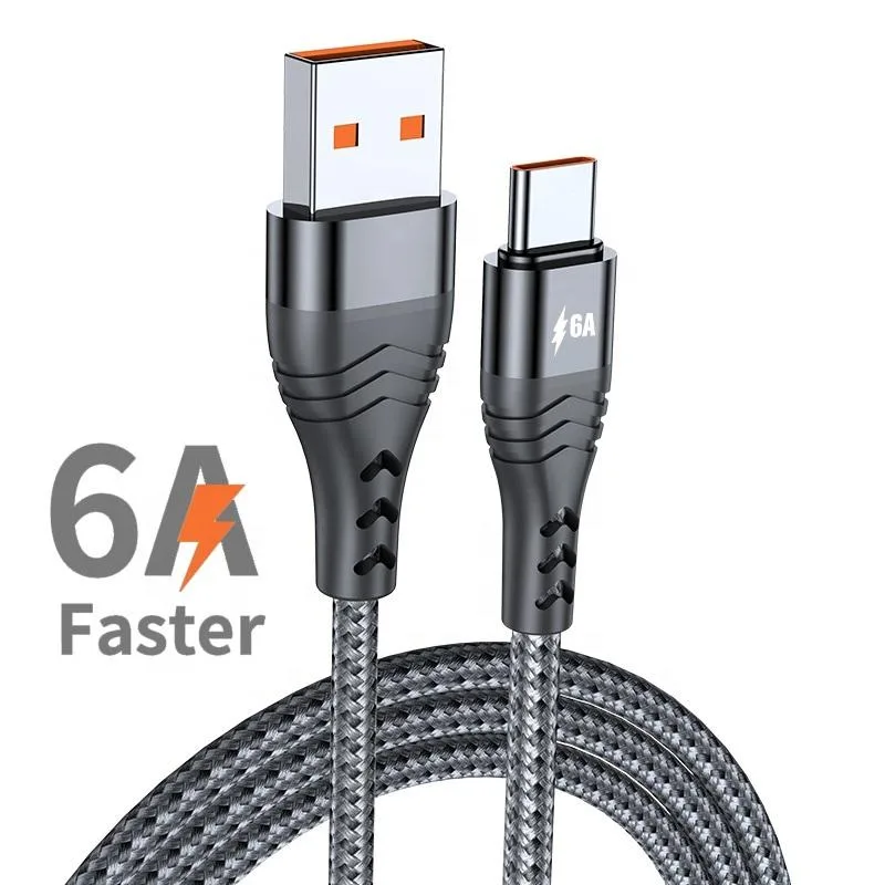 HANNORD HANNORD 66W USB-C cable 11V/6A braided 3.3ft black — product photo
