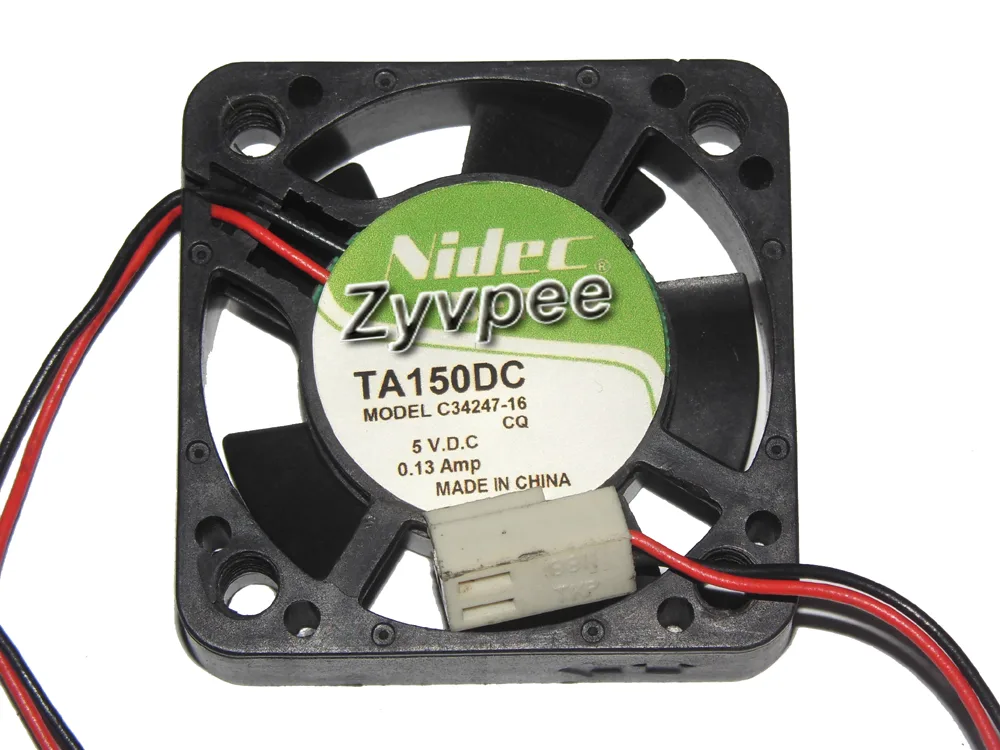 Zyvpee Zyvpee NIDEC 4210 TA150DC C34247-16 CQ 5V 0.13A 2-Wire 42x10mm Case Fan — product photo