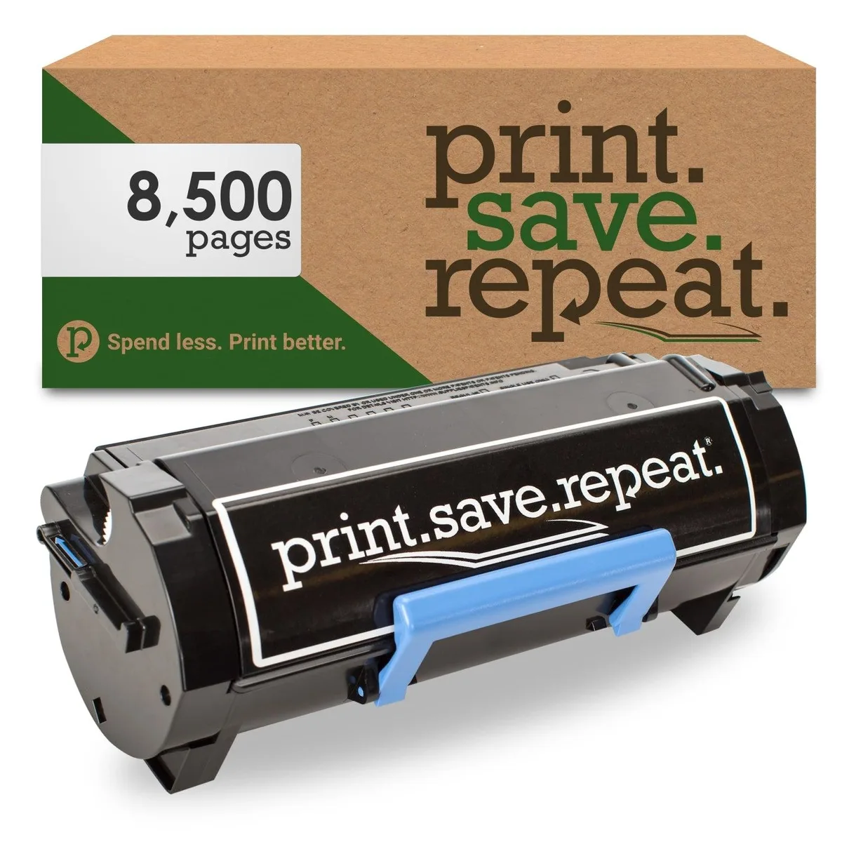 Print.Save.Repeat. Print.Save.Repeat. Dell 2PFPR High Yield Black Toner Cartridge 8500 Pages — product photo