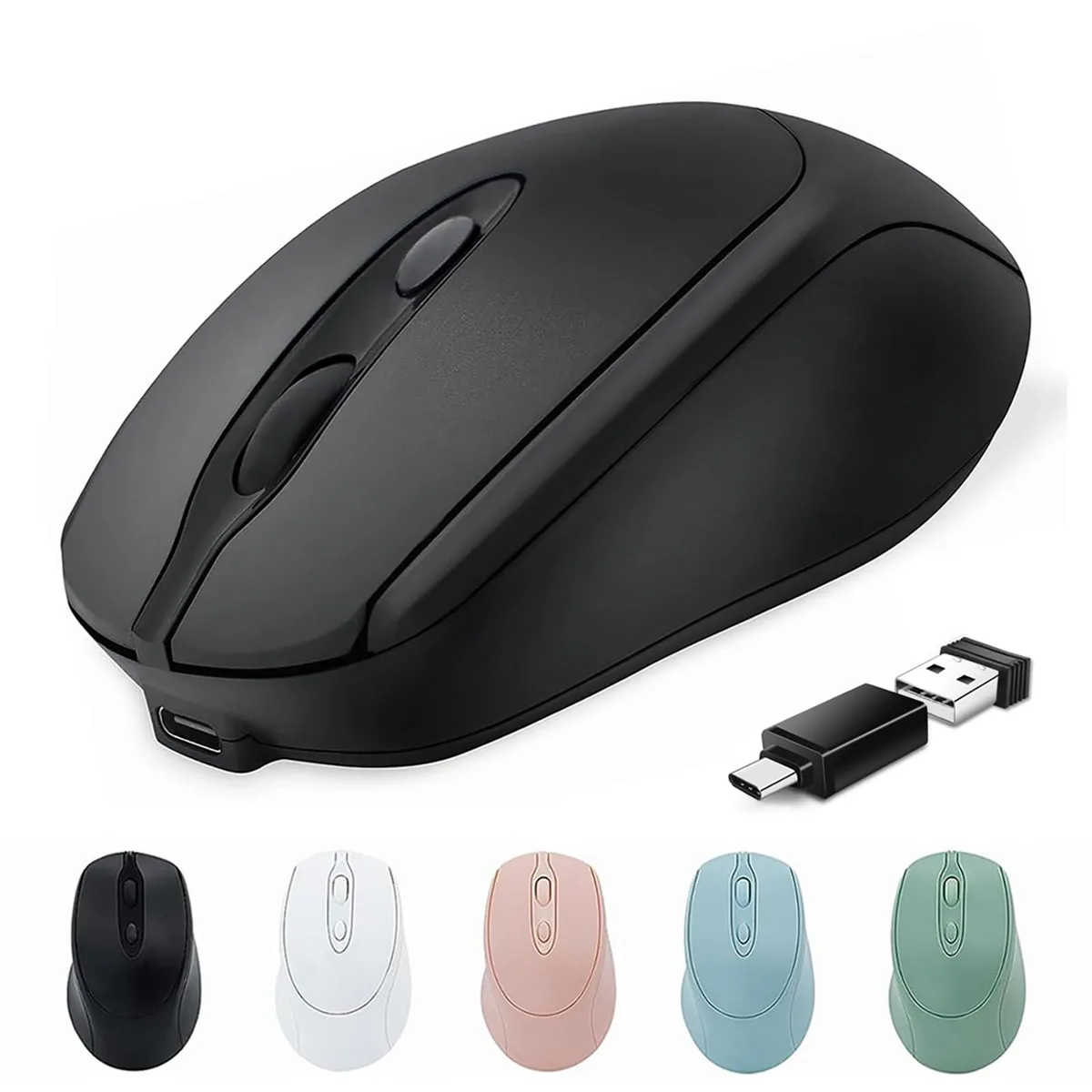  ASUS Quntee Gaming Mouse Black 16 Buttons 800/1200/1600 DPI Bluetooth 5.2 2.4G USB-C — product photo