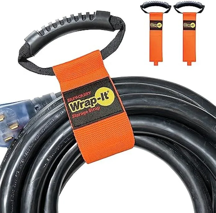 TAURKENAM TAURKENAM 22-inch 2.5-inch 2-Pack Blaze Orange Storage Straps — product photo