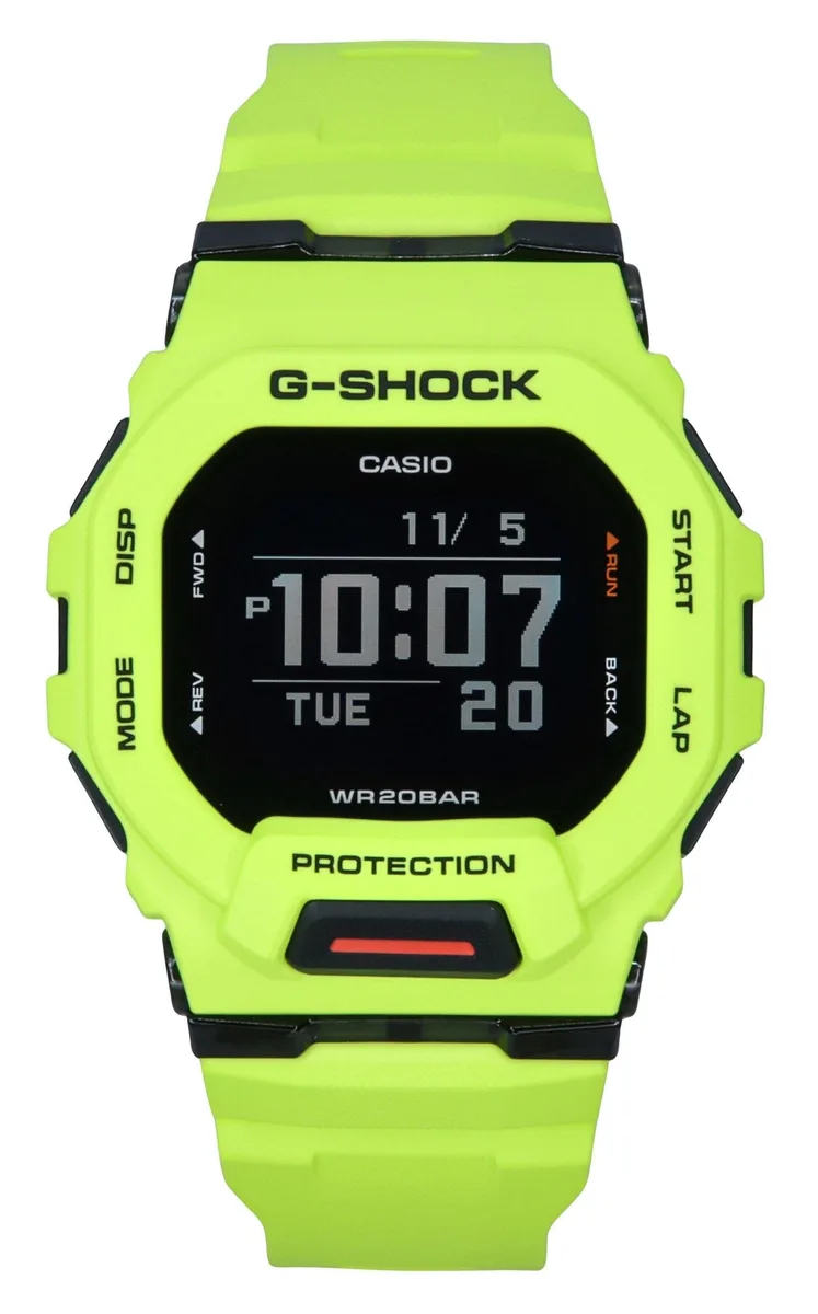 CASIO CASIO G-Shock GBD-200-9 watch yellow resin 200m 45.90mm — product photo