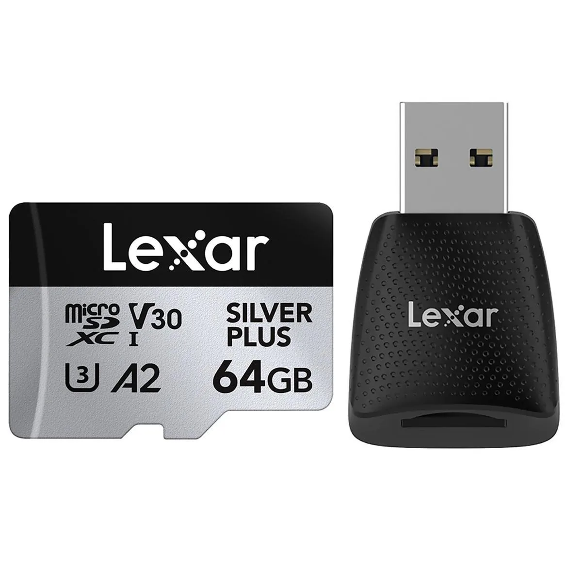 Lexar Lexar Professional SILVER PLUS microSDXC 64GB memory card — product photo