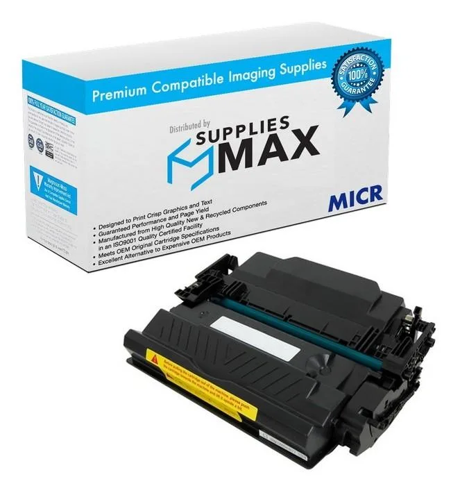 SuppliesMax SuppliesMax HP CF287X-MICR High Yield Toner Cartridge 18000 Pages — product photo