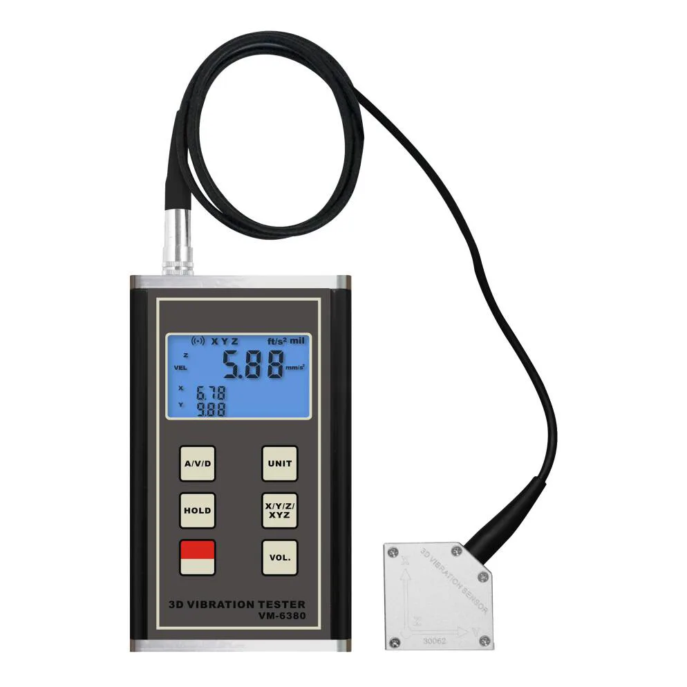 LANDTEK LANDTEK VM-6380 3-Axis Digital Vibration Meter electrician tool — product photo