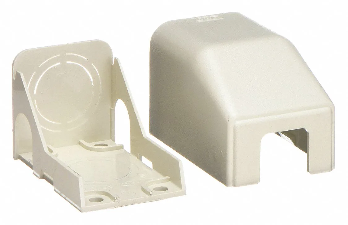 Hubbell Incorporated Hubbell Incorporated PT12CA Ceiling Adapter White PVC Premise-Trak cord cover — product photo