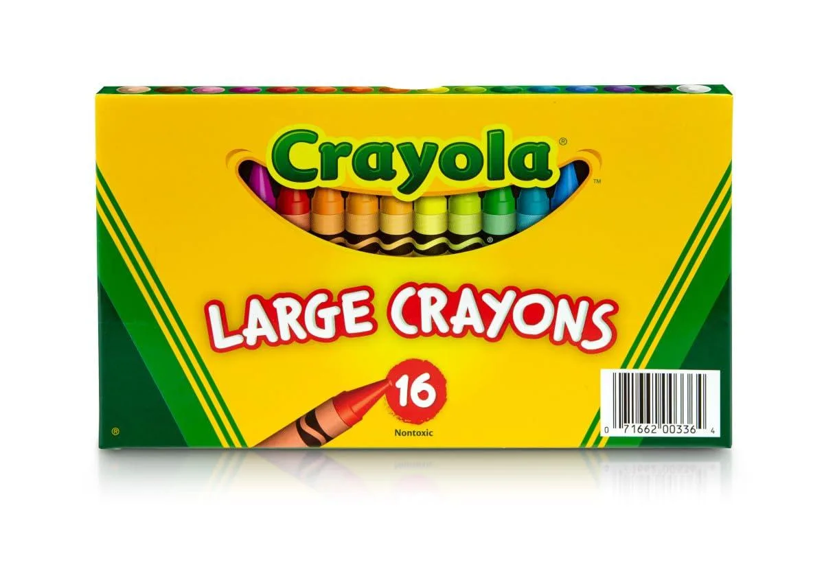  Crayola Large Crayons UB-CRL16 16 Count — product photo