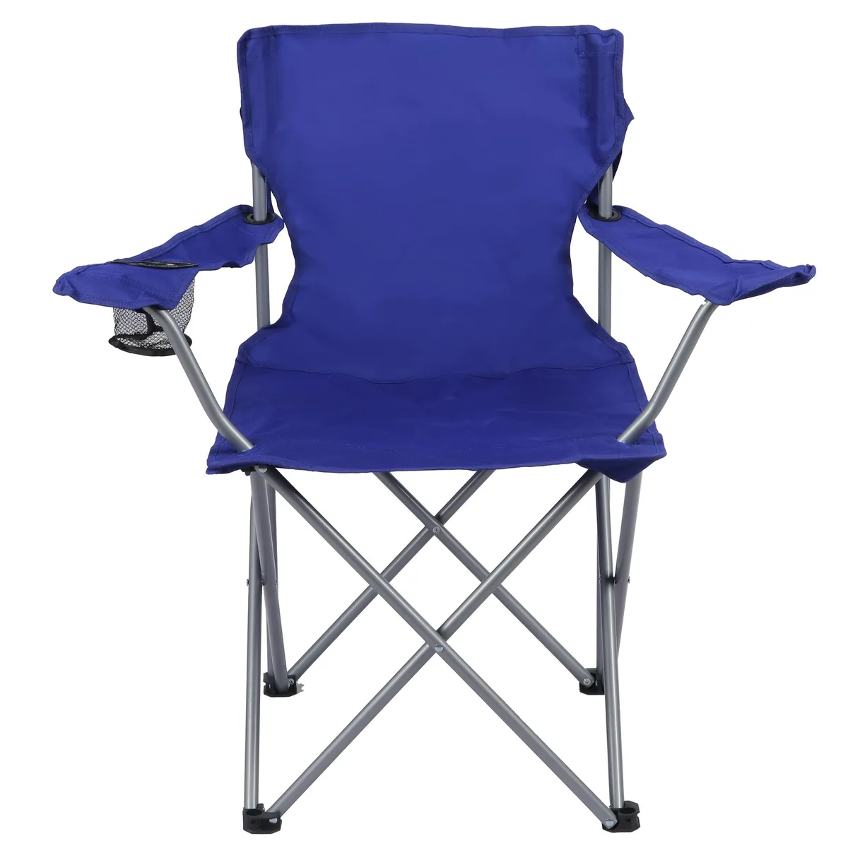 Ozark Trail Ozark Trail Quad Folding Camp Chair Blue 225 lb capacity 32 in height — product photo