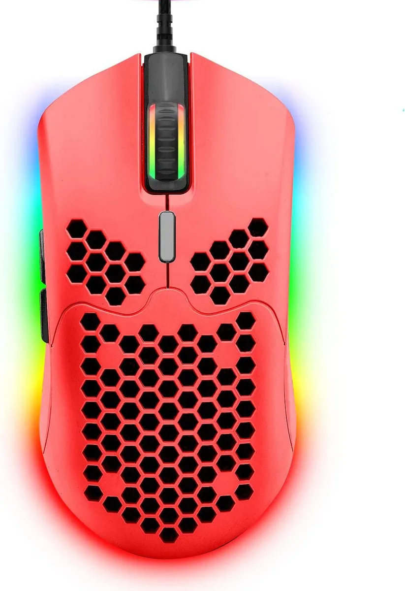 zhhcyyds zhhcyyds M1 Wired Gaming Mouse 6400 DPI 69g Red — product photo