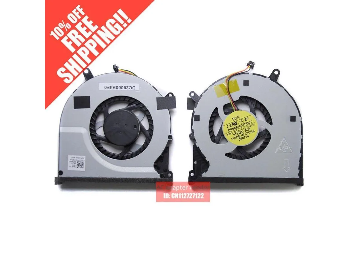 Fans Fans Dell XPS 15 L521x CPU Fan 037XGD — product photo