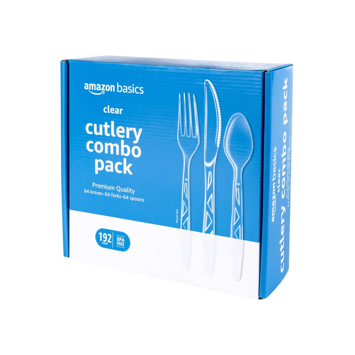  Amazon Basics TTDC045339 Disposable Cutlery Set 192 Count — product photo