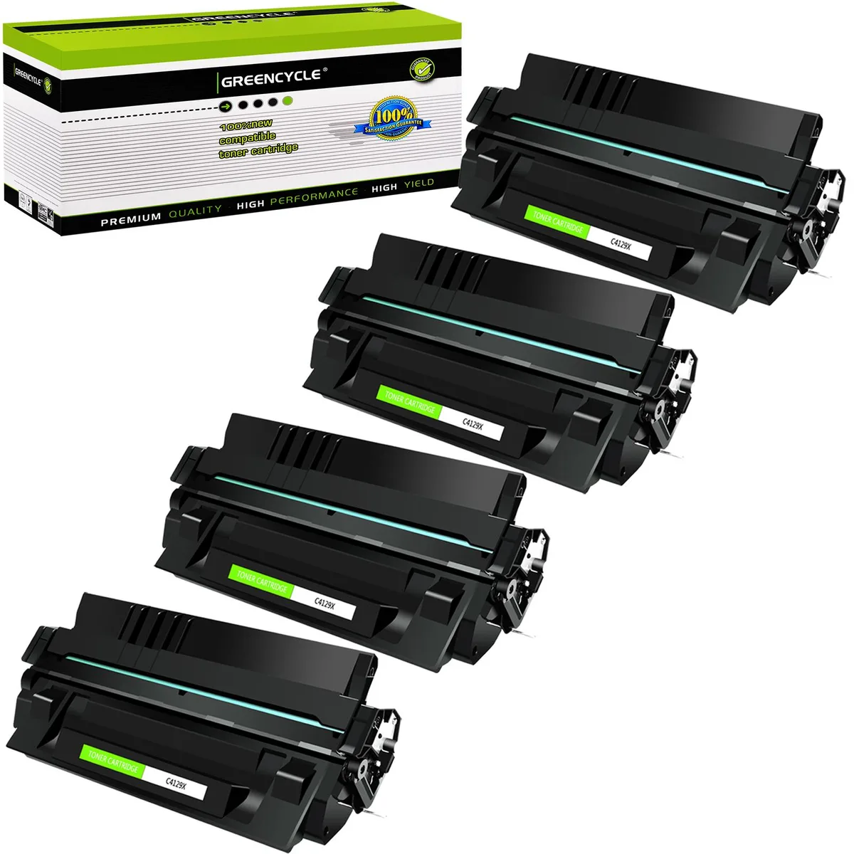 GREENCYCLE GREENCYCLE C4129X toner cartridge 4-pack 10000 pages — product photo