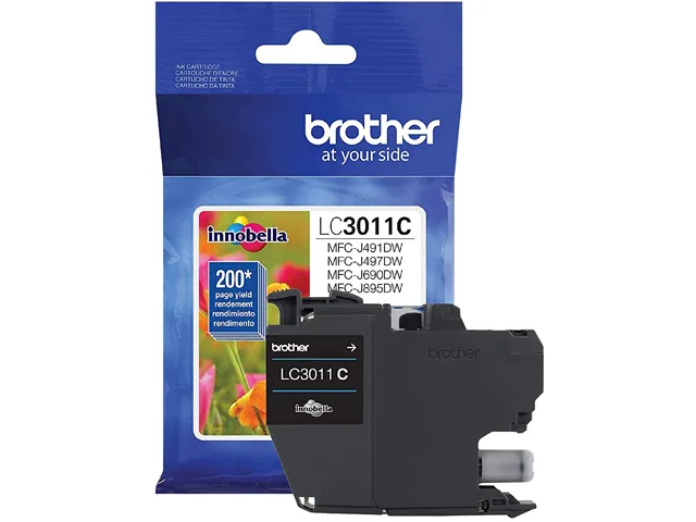 Brother Brother LC3011C Cyan Ink Cartridge 200 Pages — product photo