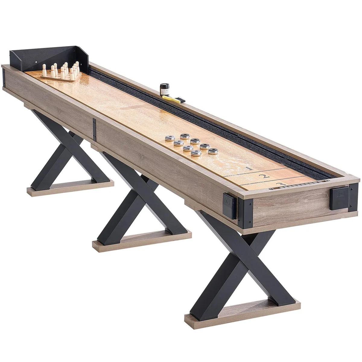 VEVOR VEVOR SUS-11F01 11.5 ft 2-in-1 Shuffleboard Bowling Game — product photo